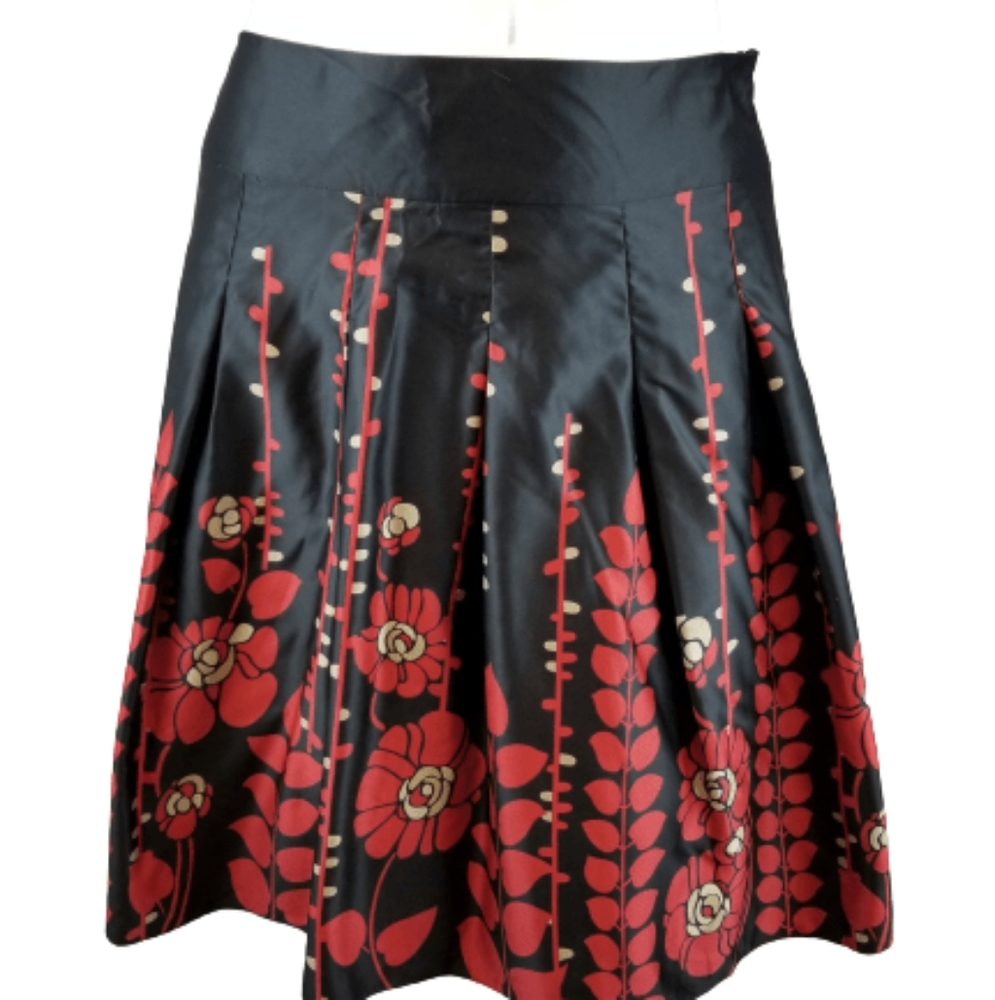 Mossimo women's black multi color skirt size 16